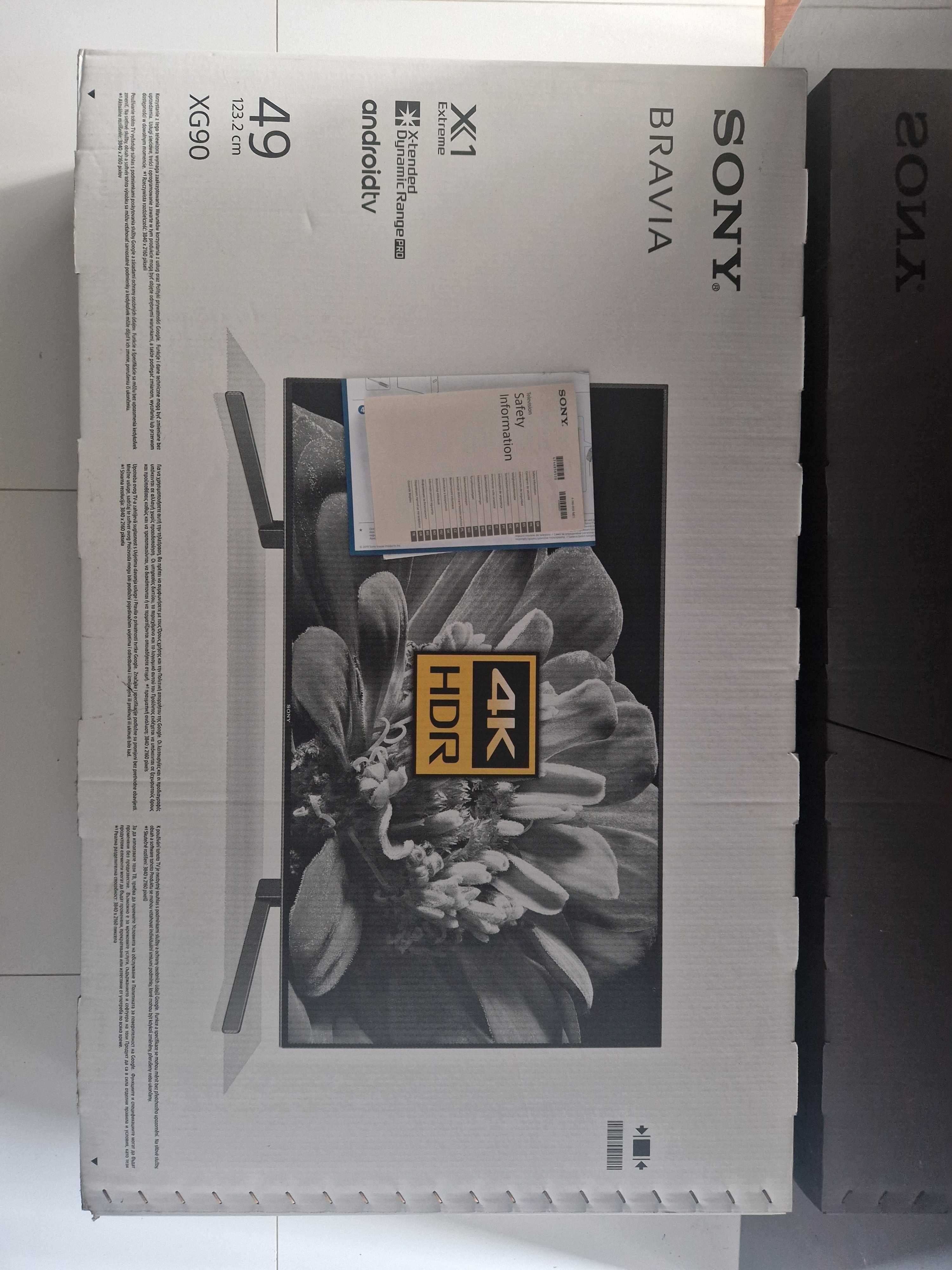 Telewizor SONY 49XG9005 (4k, UHD, LCD, 48,5 cali)