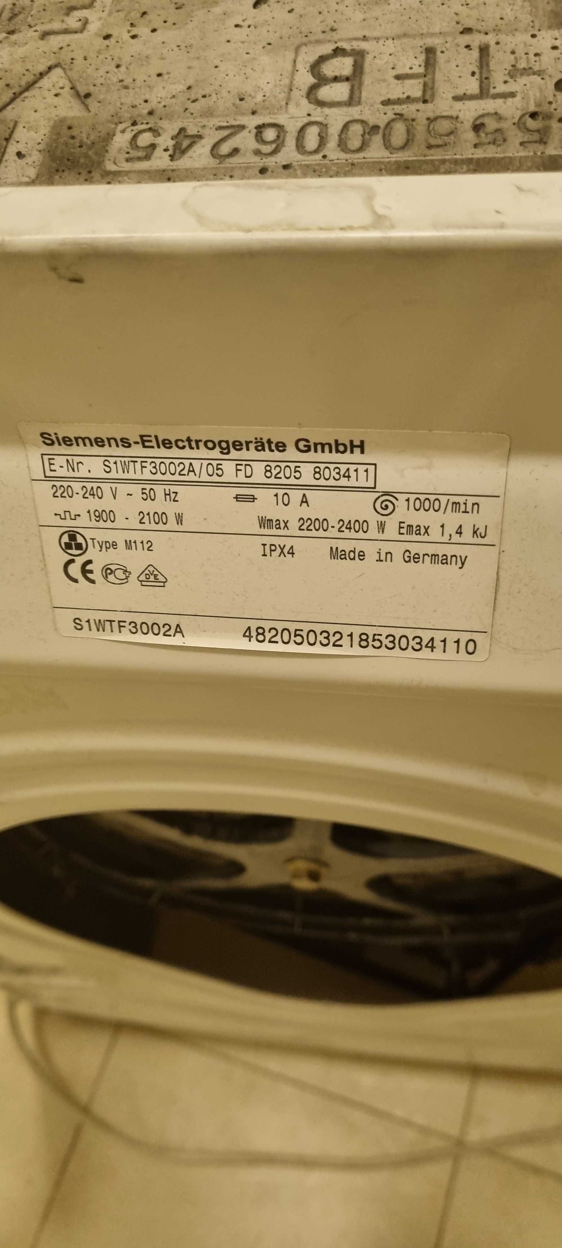 Стиральная машина Siemens siwamat XS1063