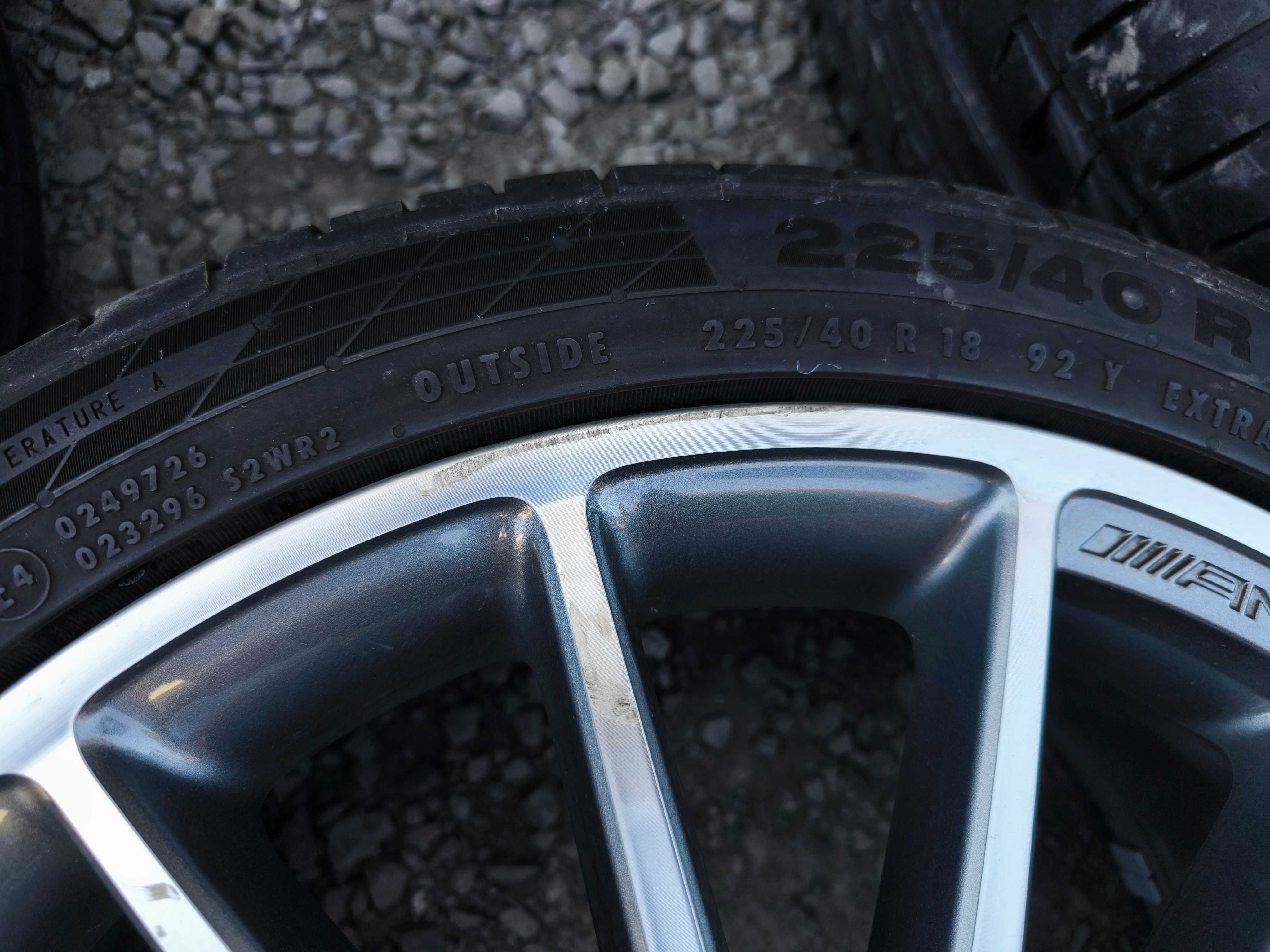 Koła Mercedes AMG A B C E Klasa CLA 18 cali 5x112 ET52 Opony 225/40