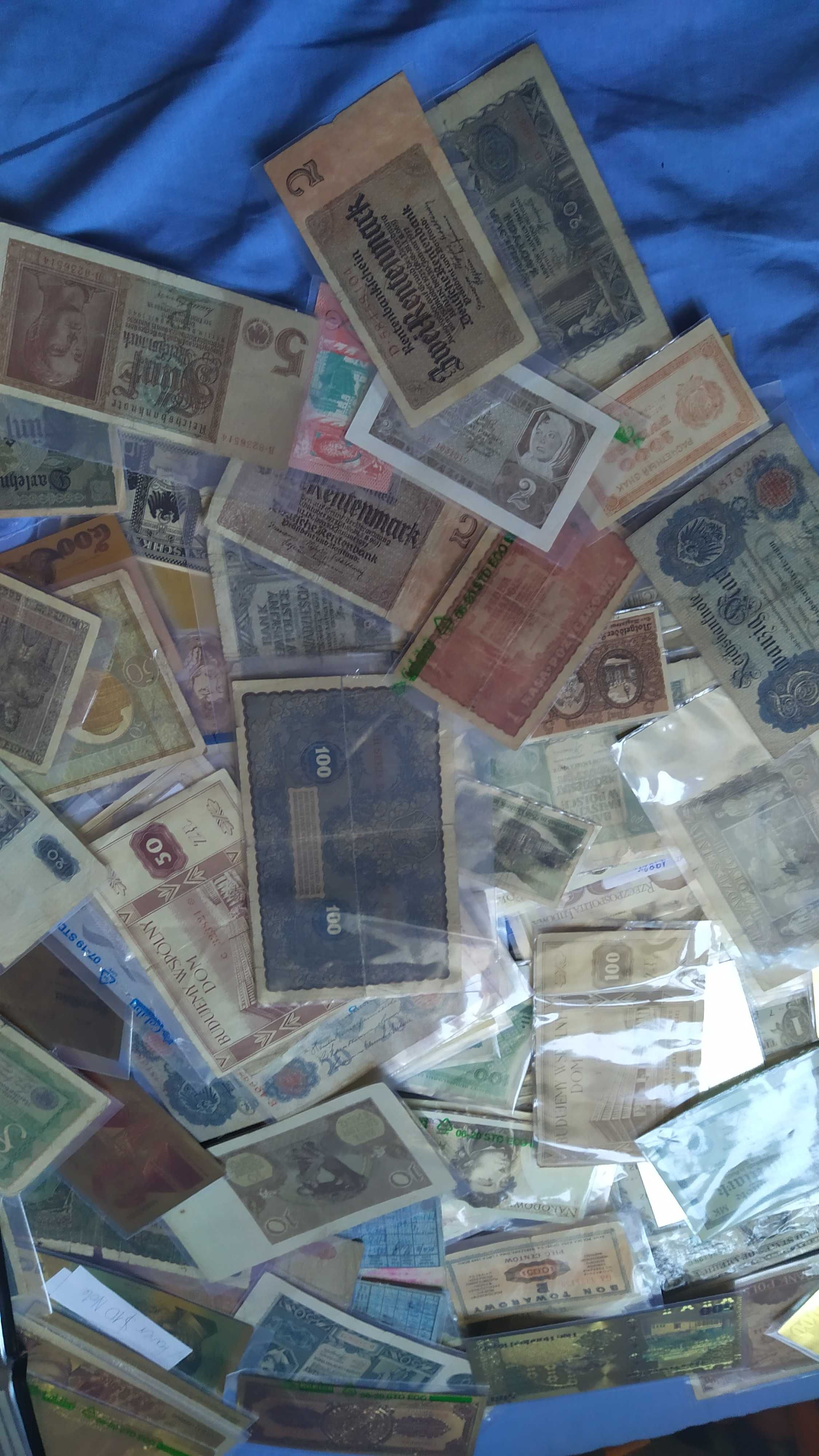 Stare banknoty,reorganizacja zbioru
