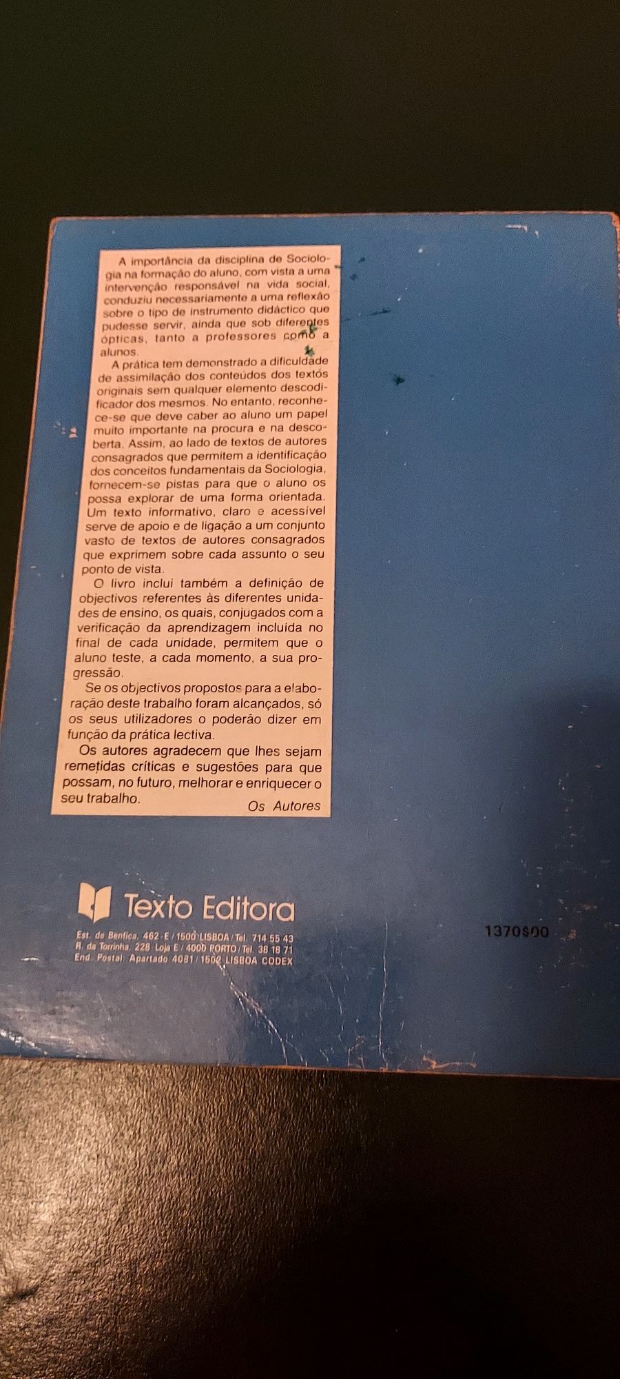 Sociologia da Texto Editora