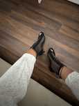 Botki sznurowane do tanca high heels rozm 39 obcas 7 cm