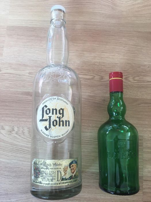 Garrafa Vazia Whisky Long John 227cl Como Novo