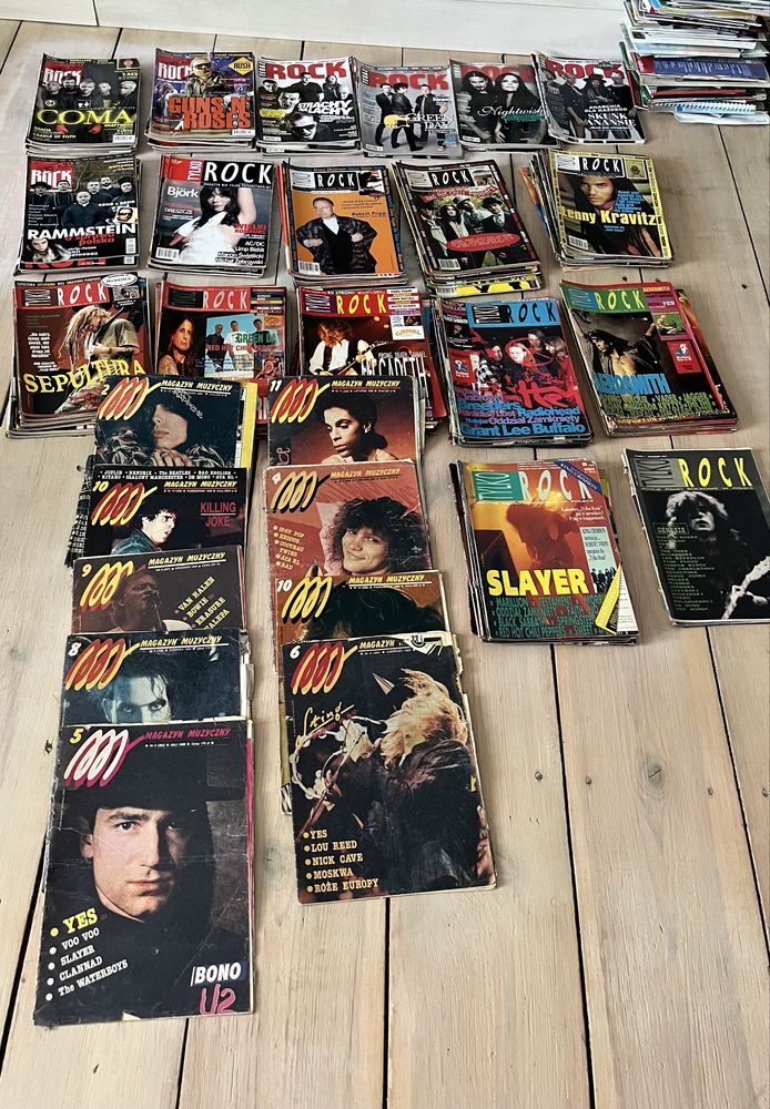 Kolekcja archiwalnych numerów Teraz Rock, Magazyn Muzyczny i Machina!!