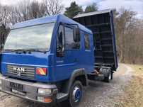 MAN 12.180 LE  7490 dmc l2000 Doka dubel 8.180 sprowadzony