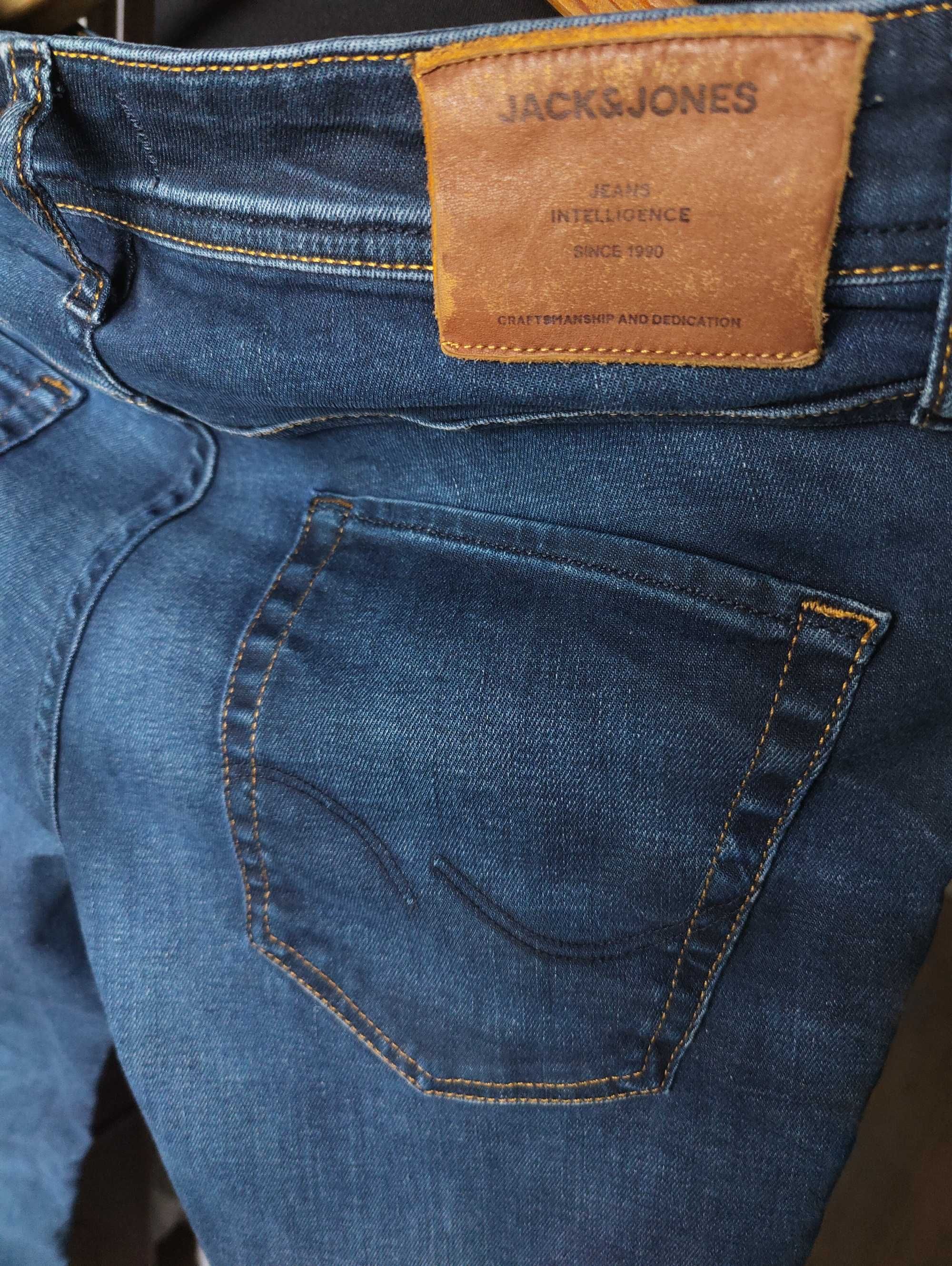 Джинсы Jack&jones jeans w31 stretch navy.