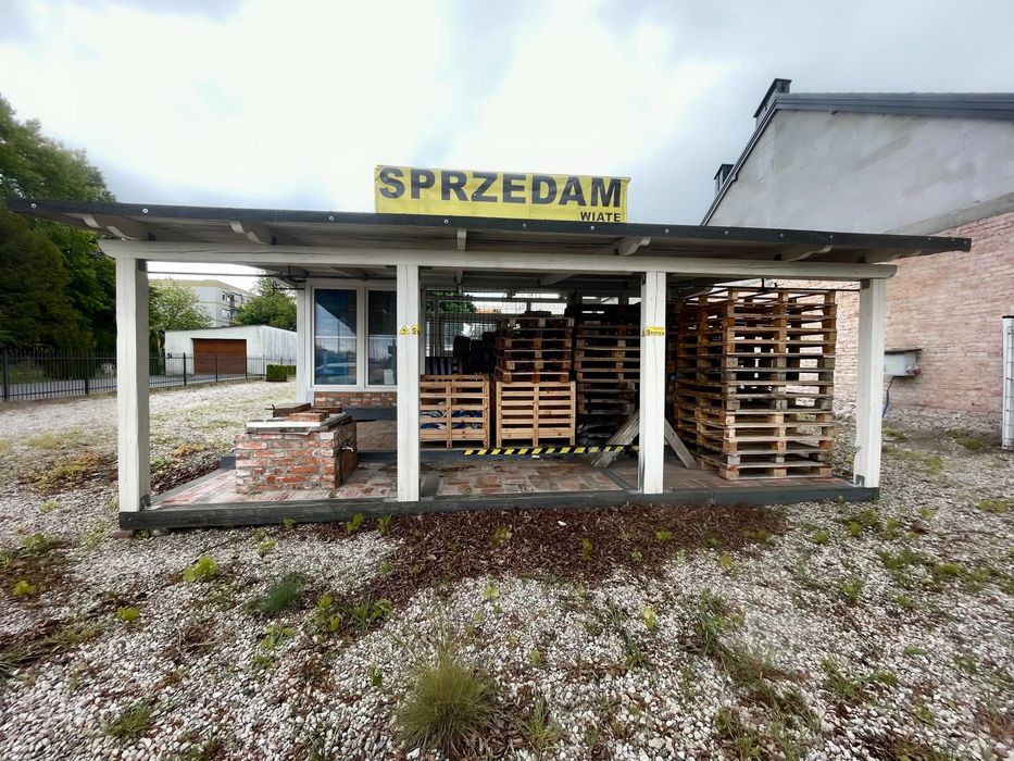 Altana (wiata) drewniana z dachem solidna konstrukcja