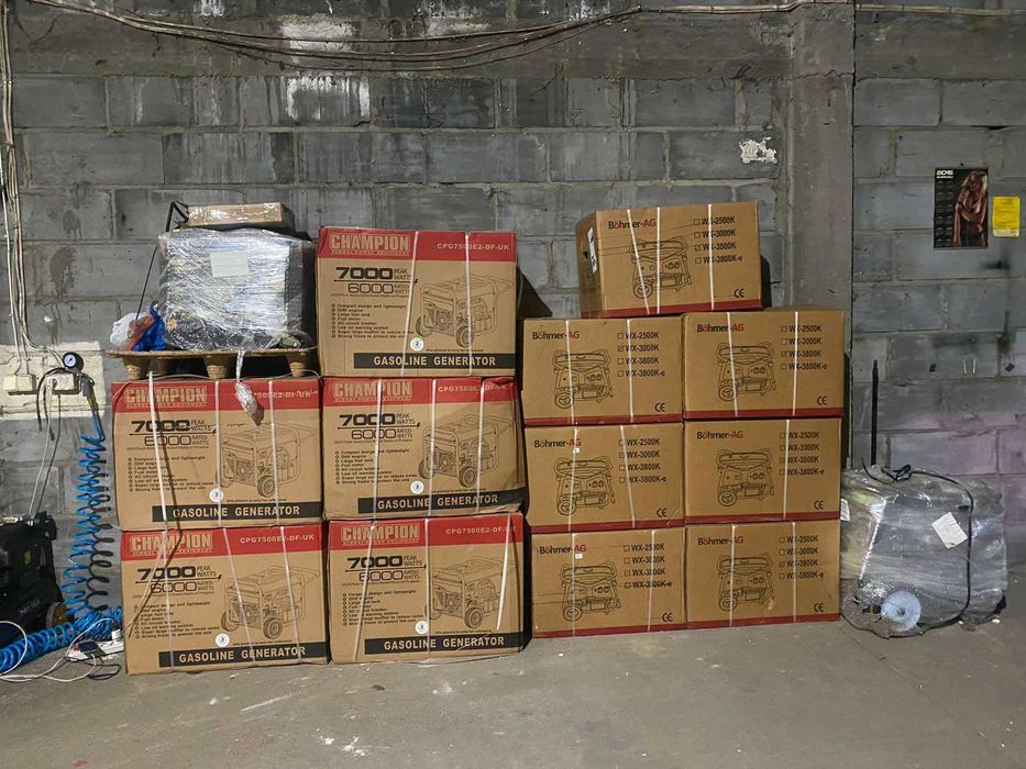 Генератори бензинові від 3кв-7.5кв РОЗПРОДАЖ!