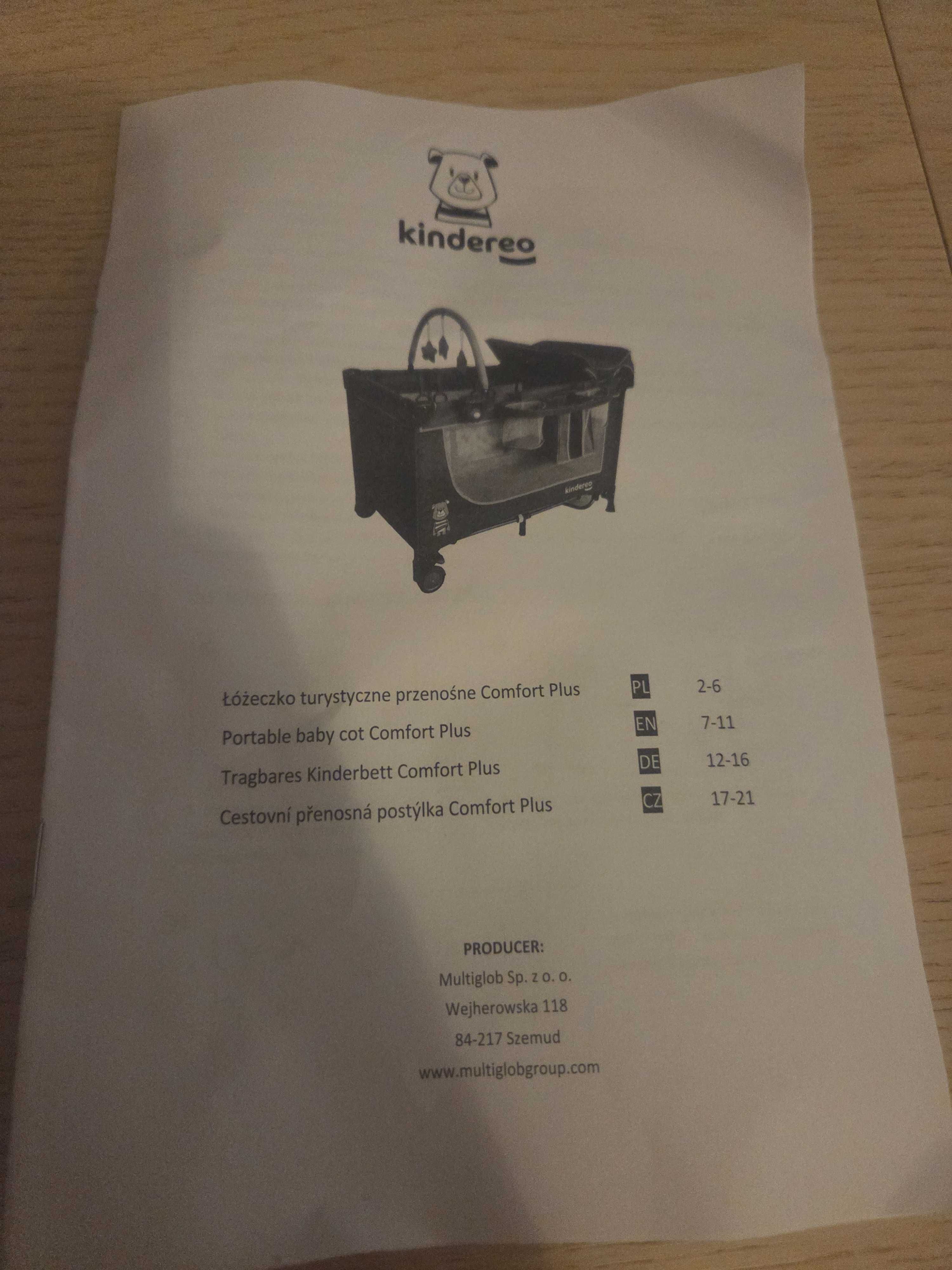 Łóżeczko turystyczne firmy kindereo