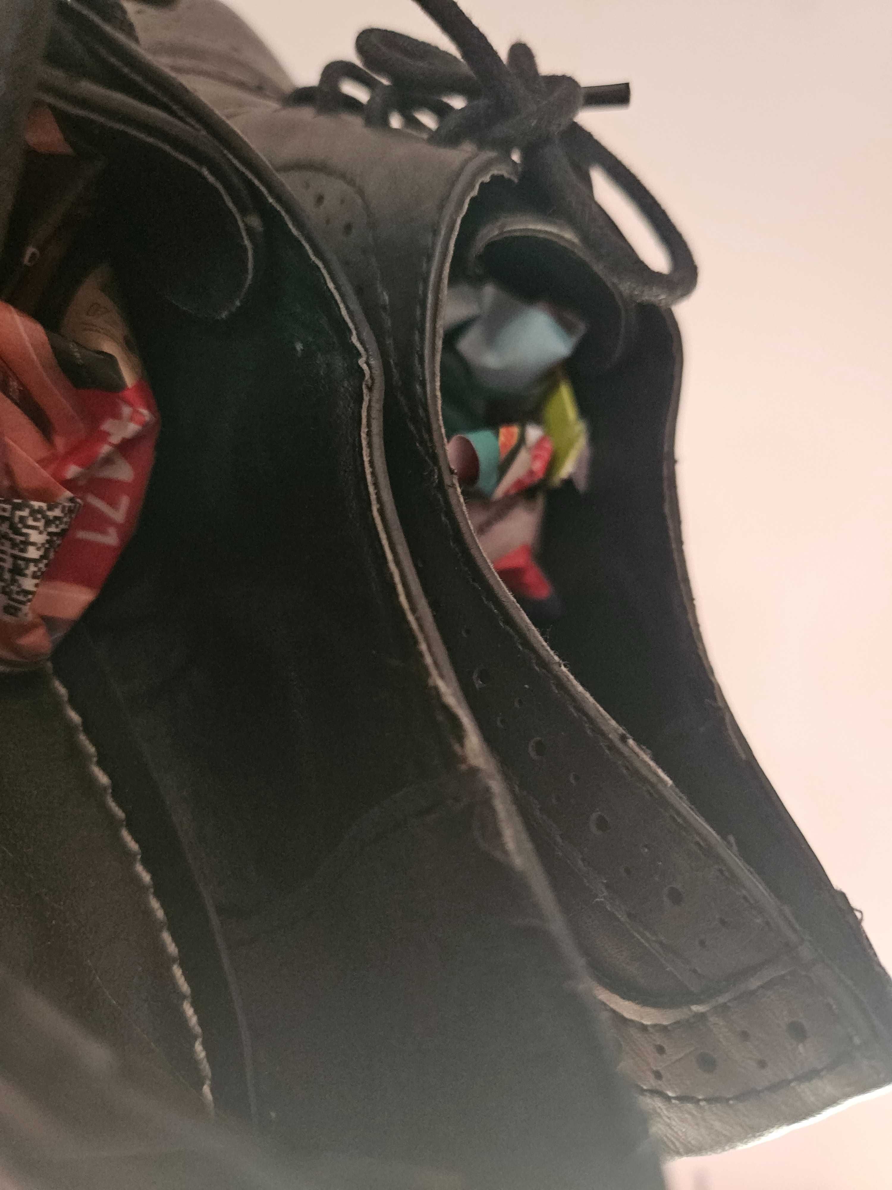 Oksfordy mokasyny półbuty buty sznurowane w męskim stylu 38