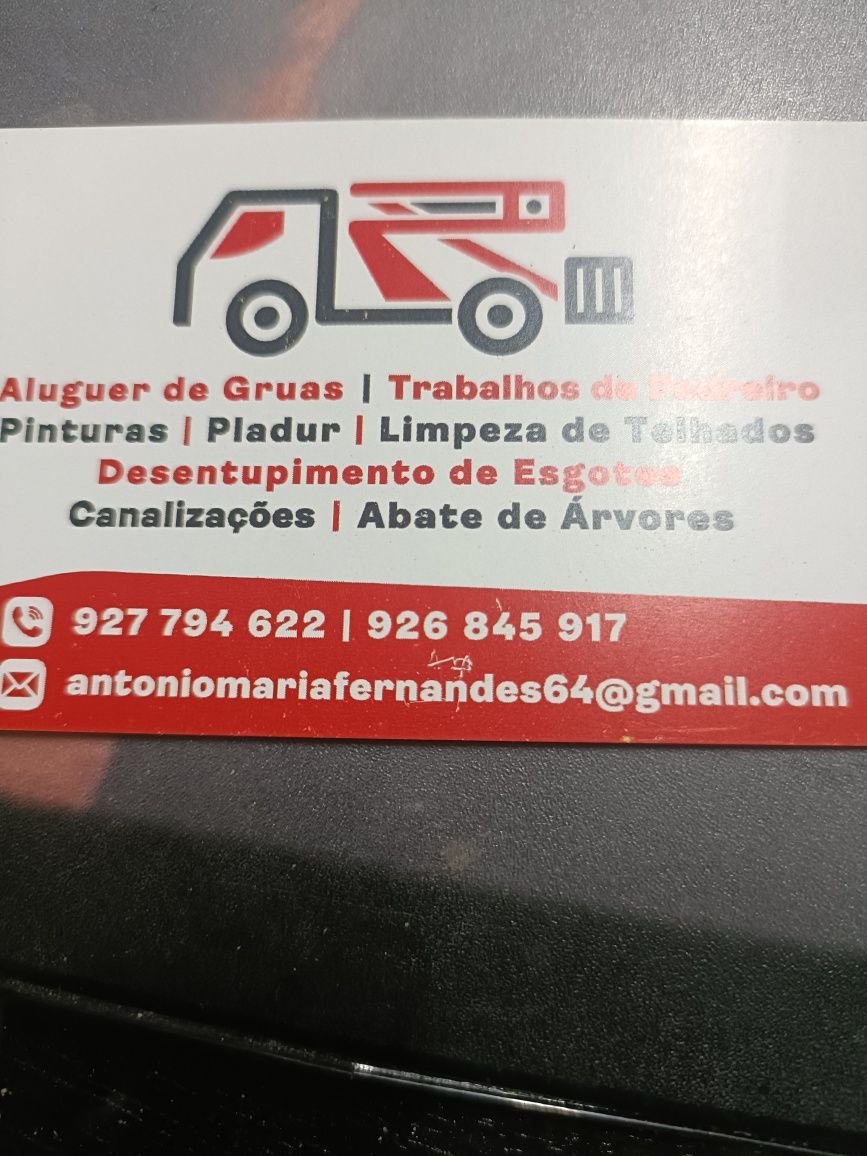 Aluguer máquinas plataforma