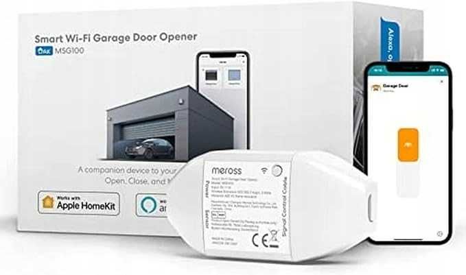 Meross Inteligentny Przełącznik Drzwi Garażowych Apple Homekit