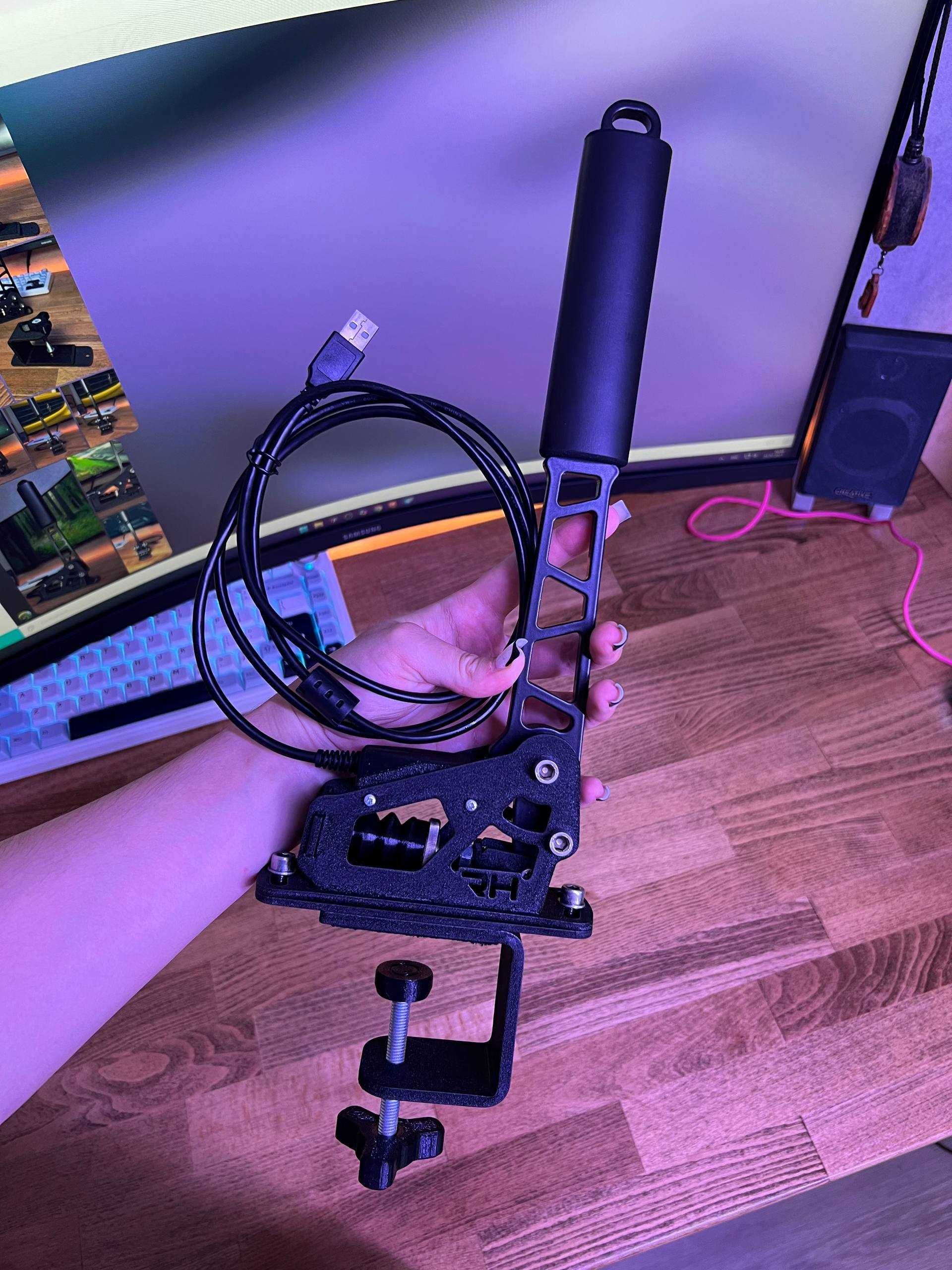 Ігрове ручне гальмо для симрейсингу до Logitech, fanatec, thrustmaster