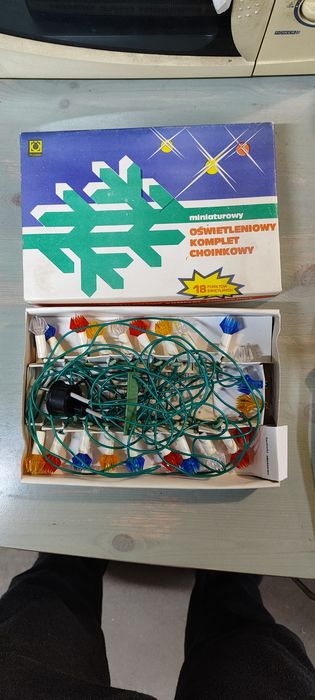 Lampki choinkowe prl