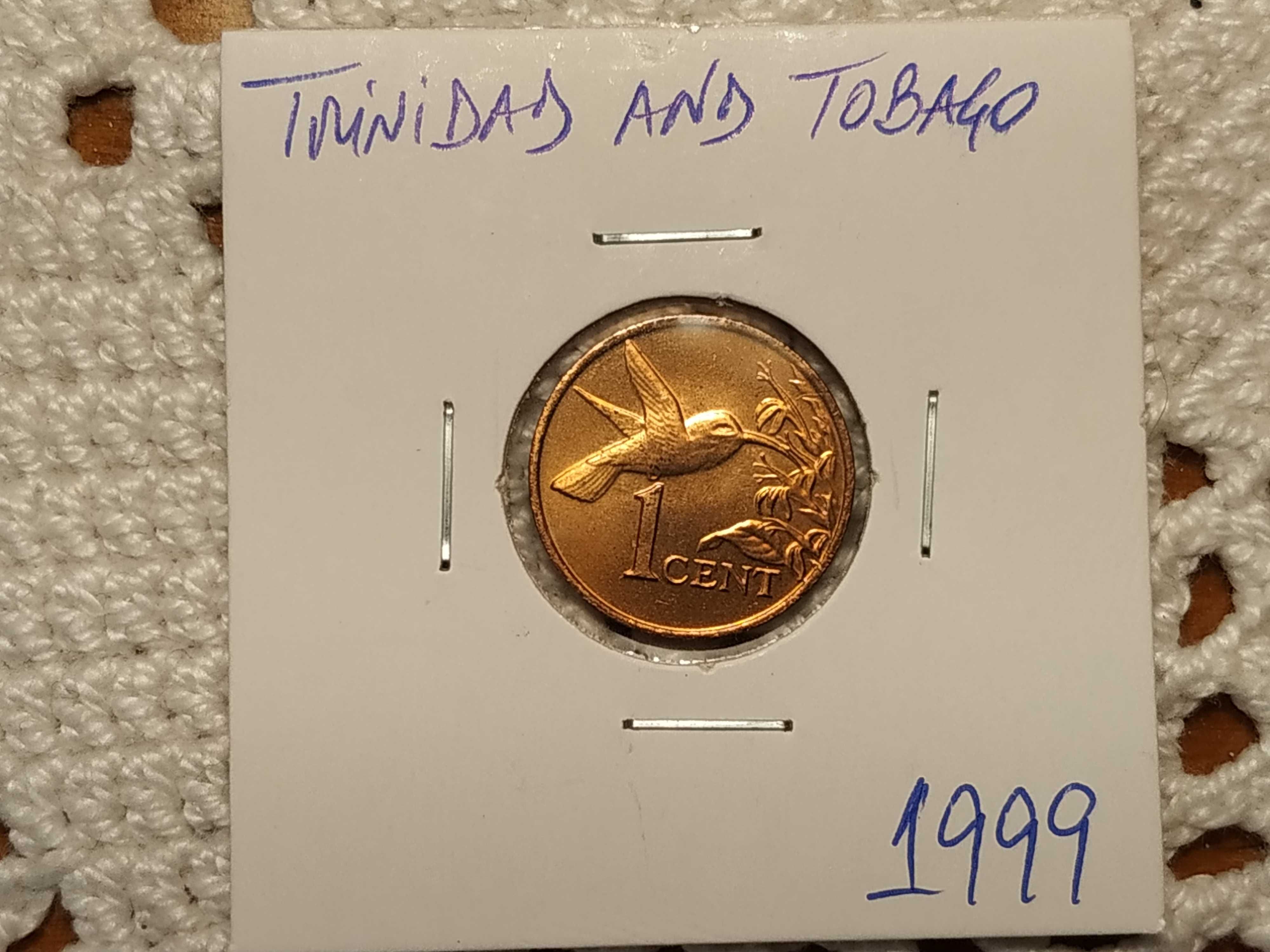 Trinidad & Tobago - moeda de 1 cêntimo de 1999 (animais)