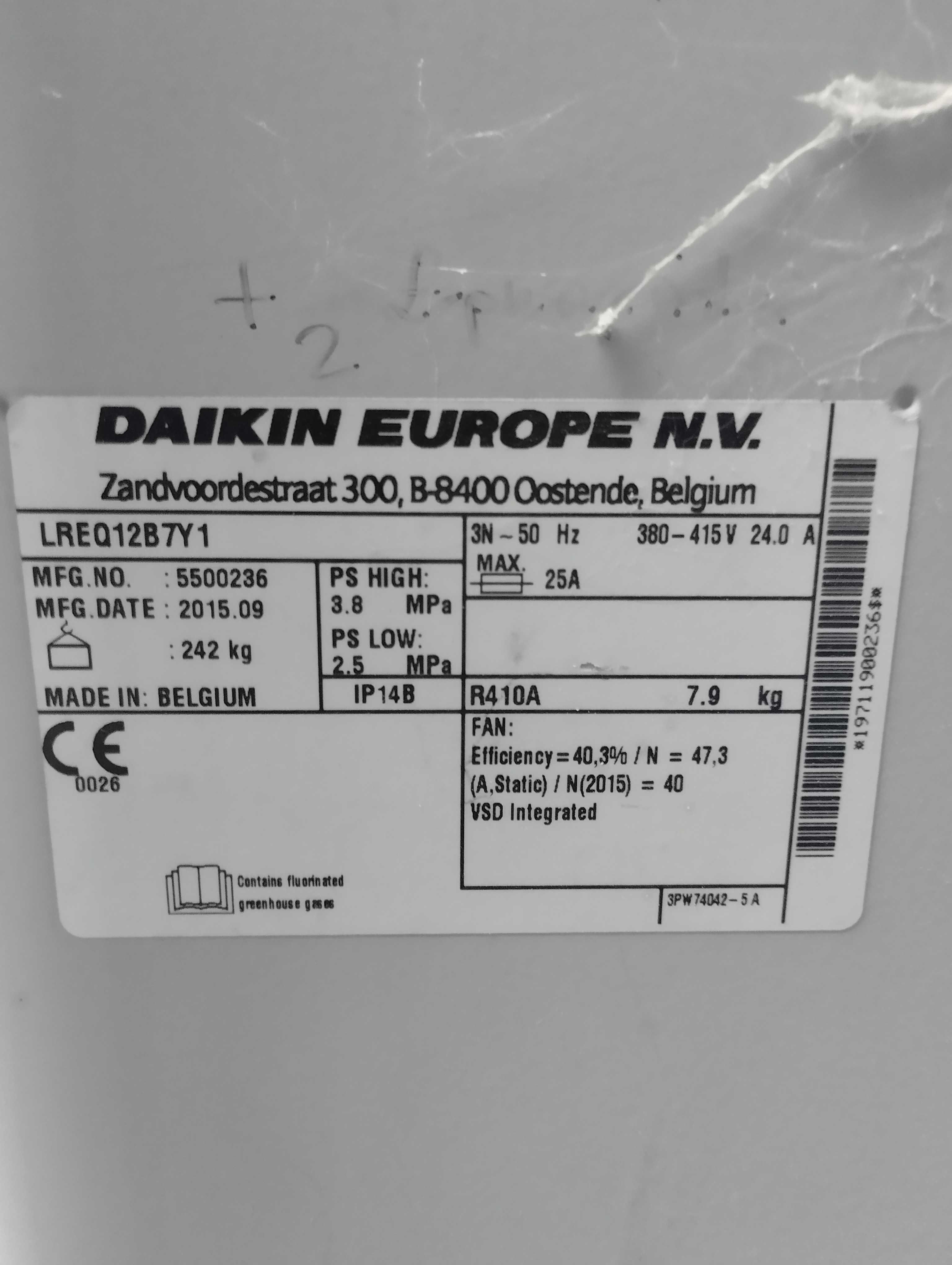 Agregaty skraplające ZEAS DAIKIN Chłodnia Mroźnia Chłodnictwo Sklep