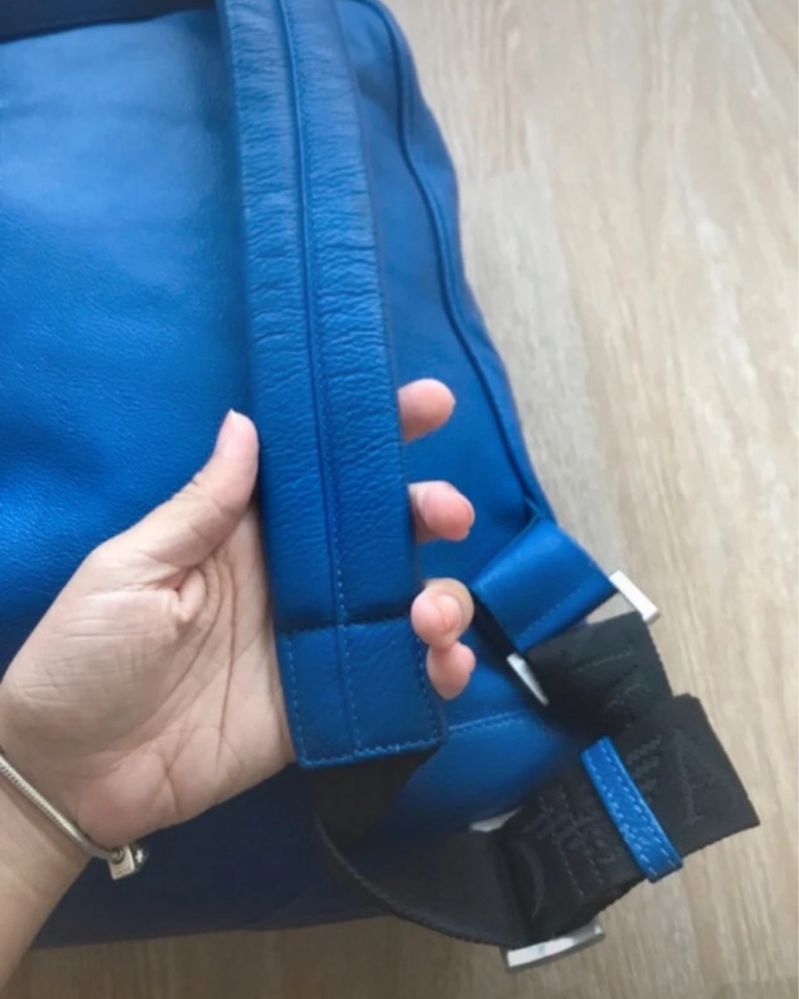 Mochila Emporio Armani Original Azul