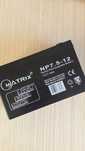 Аккумулятор AGM 12В Matrix NP7-12 и Matrix NP9-12