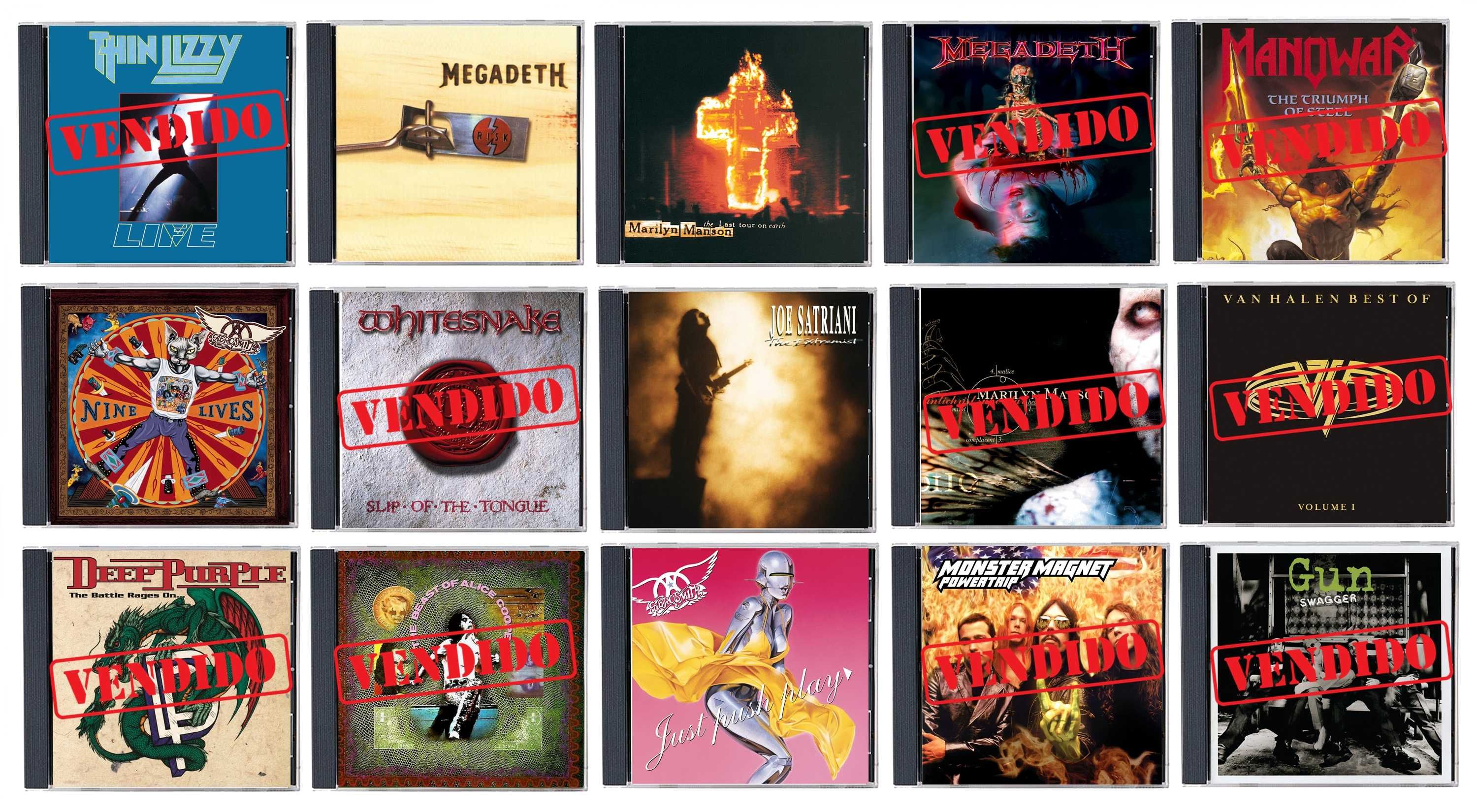 Heavy Metal, Hard Rock, Metal: Lote de 60 CD's [1]