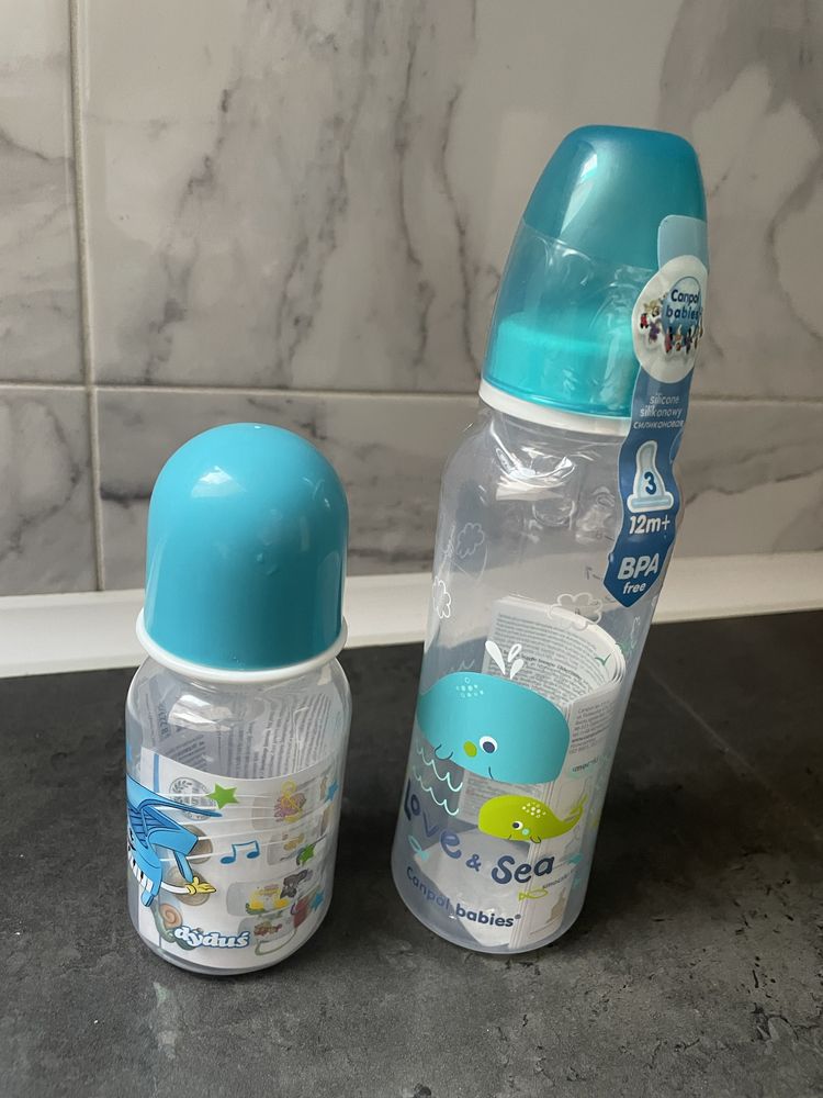 Nowe butelki do karmienia mała i duża