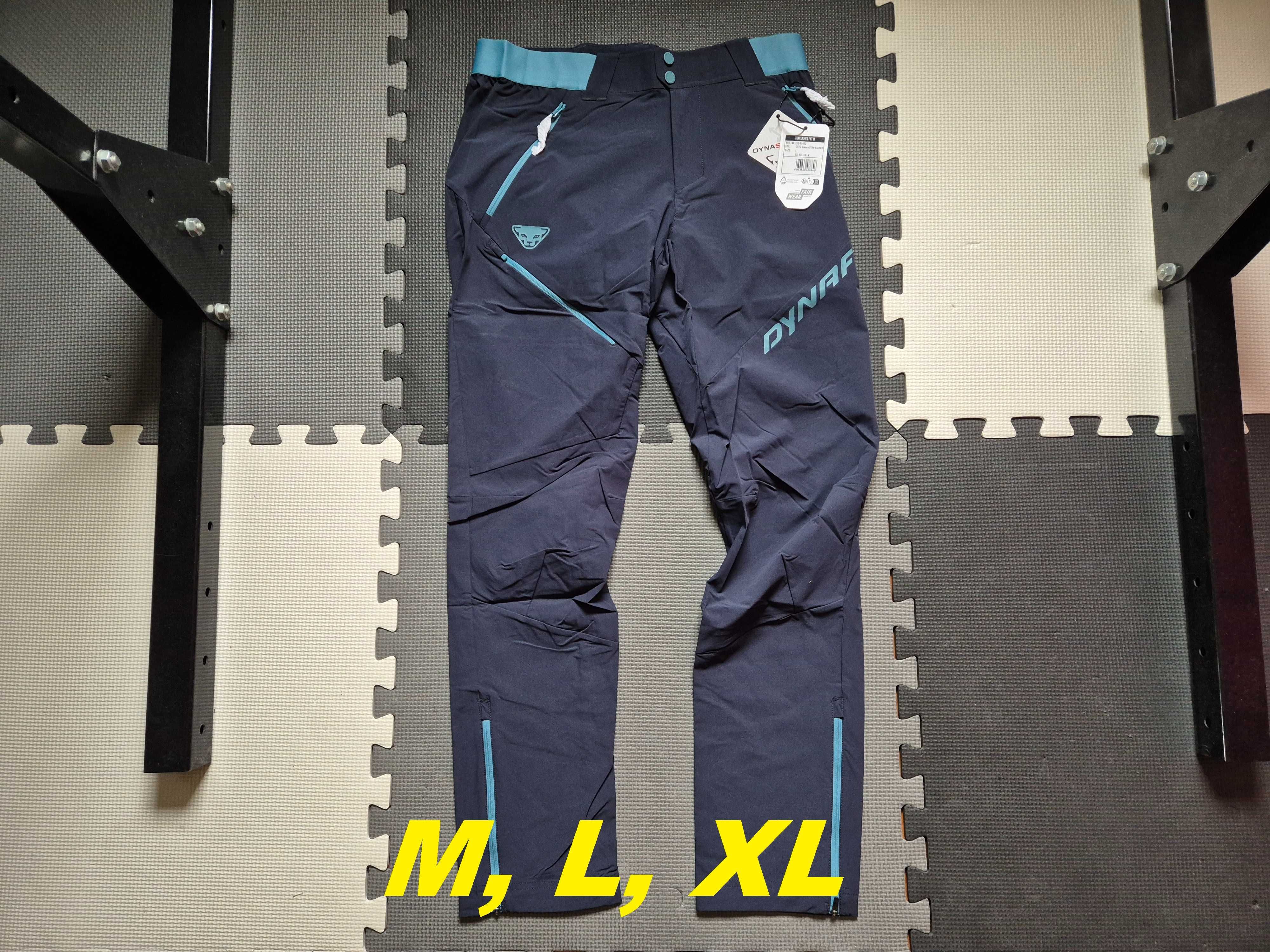 Nowe męskie super spodnie górskie turystyczne softshell Dynafit M L XL