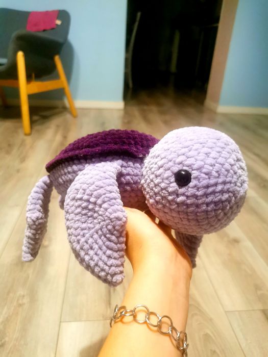 Żółw na szydełku duży