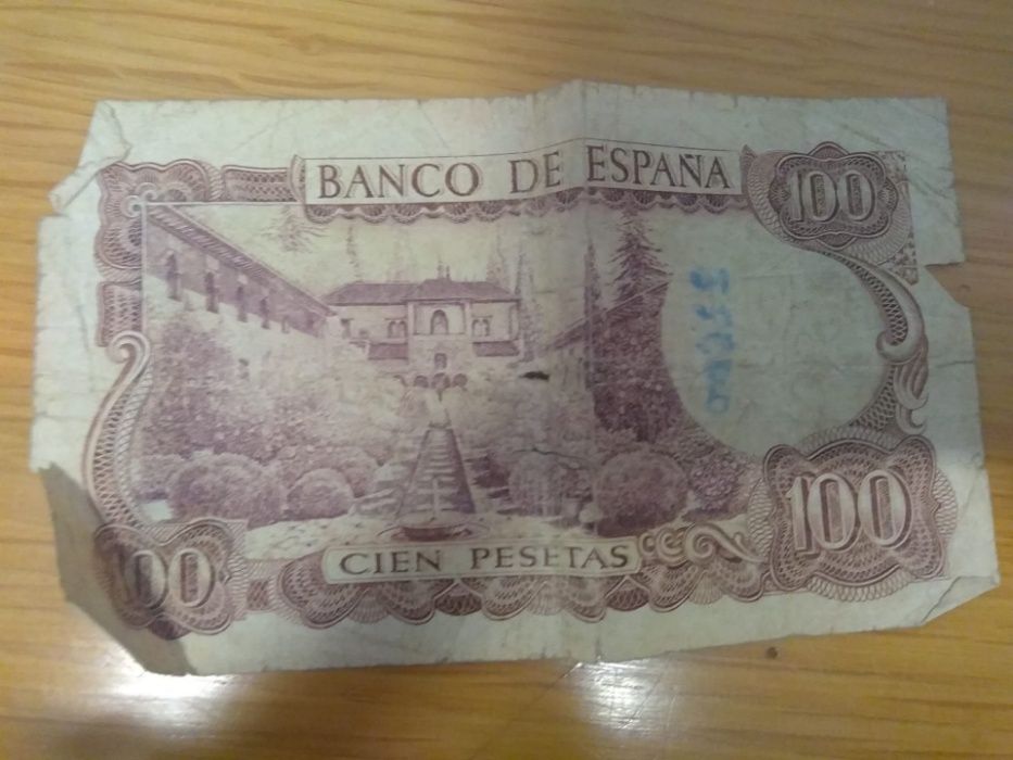 Vendo NOTAS de 100 PESETAS espanholas (1970)