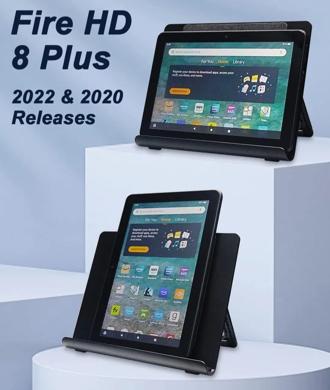 Bezprzewodowa stacja ładująca do tableta Fire HD 8 Plus i 10 Plus