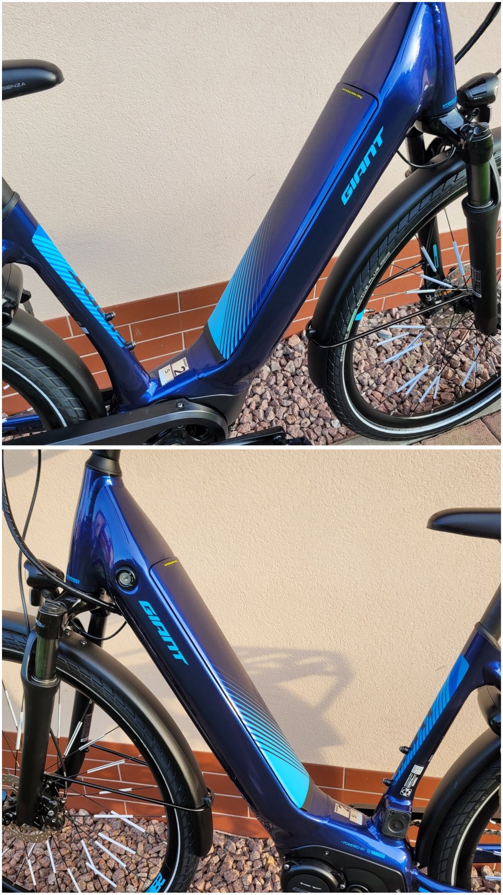 Rower elektryczny GIANT ANYTOUR E+ 2 LDS * Yamaha * tylko 2376km! * S