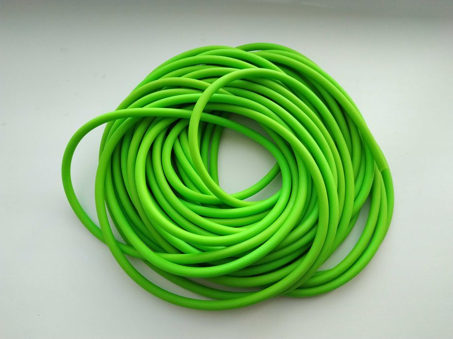 Трубка латексная 2х5мм для моделирования (ярко-салатовая)