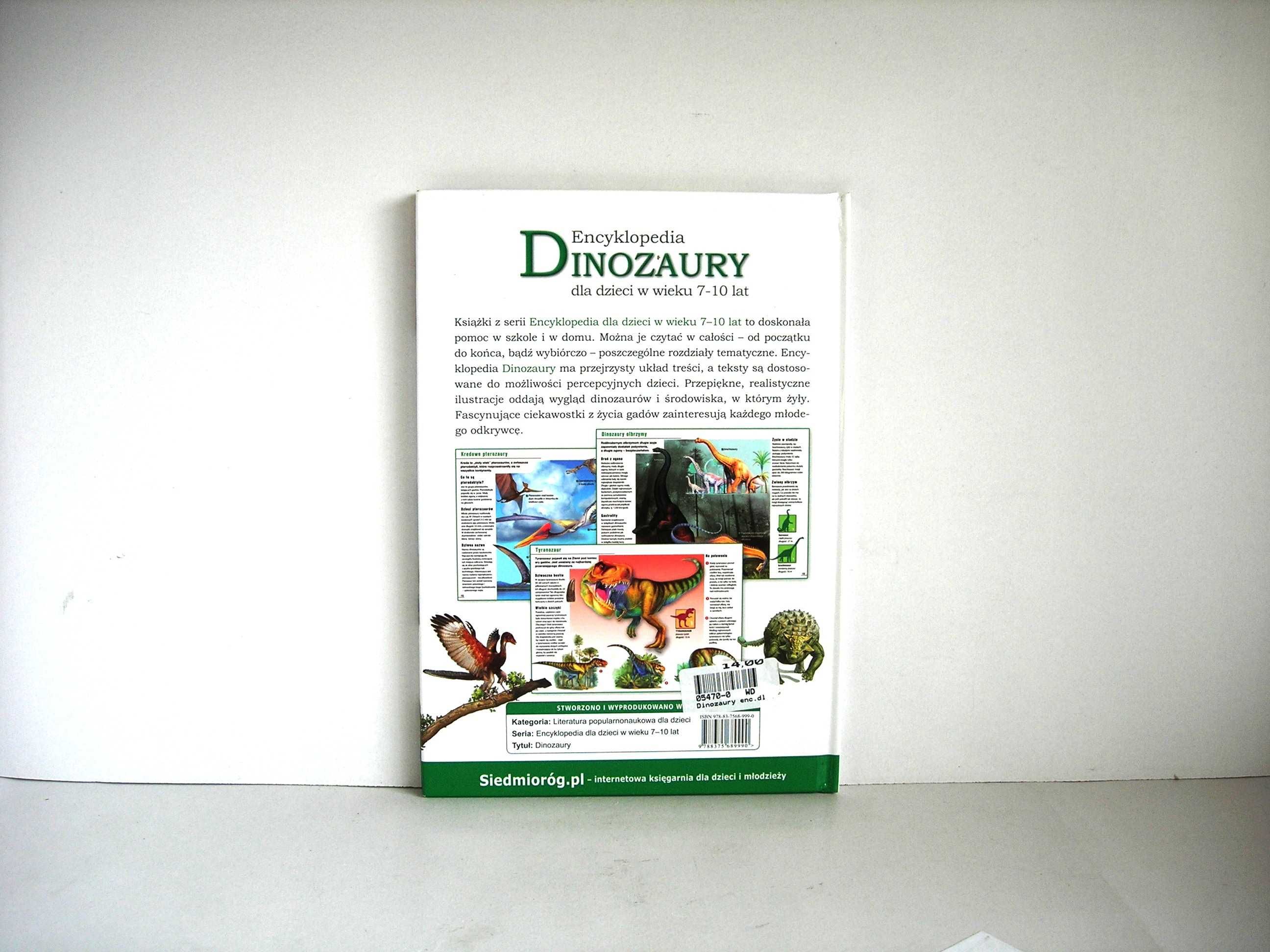 "Dionozaury" encyklopedia dla dzieci wyd. Siedmioróg 2012
