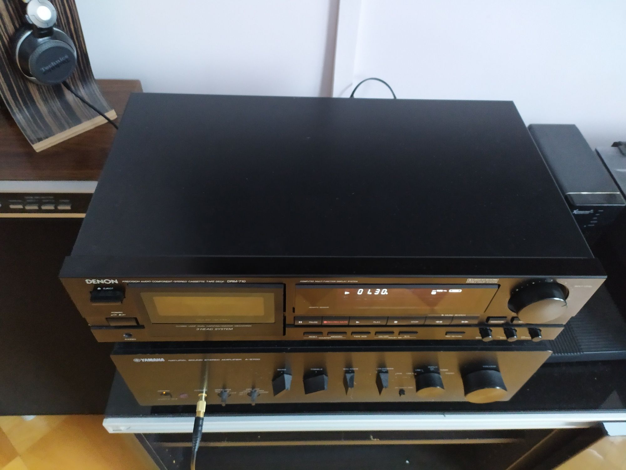 Magnetofon Denon DRM 710+ pilot przegląd