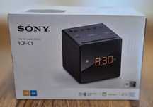 Nowy Radio budzik / Zegar cyfrowy z radiem SONY ICF-C1