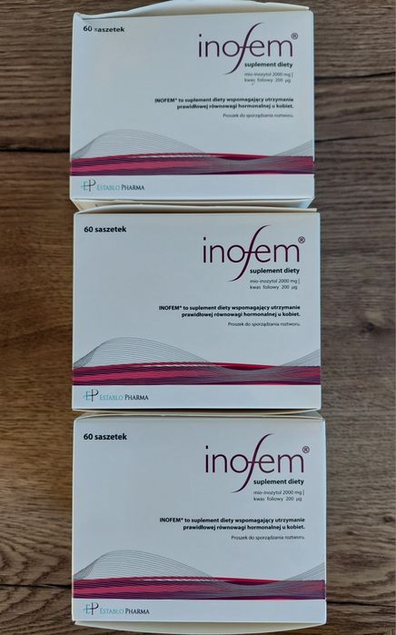 Inofem 3 opakowania po 60 saszetek + GRATIS 37 saszetek