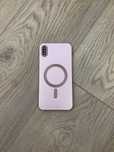 Nowa różowa elastyczna obudowa case plecki z magnesem iPhone XS Max