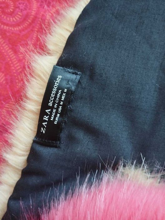 Меховый шарф, воротник, ZARA, новый