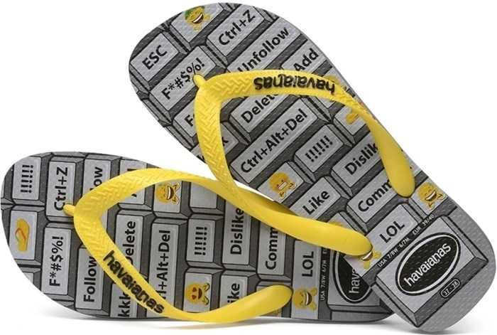 HAVAIANAS Mood Brasil Nowe Klapki Japonki 43/48 Flip Flop Oryginalne