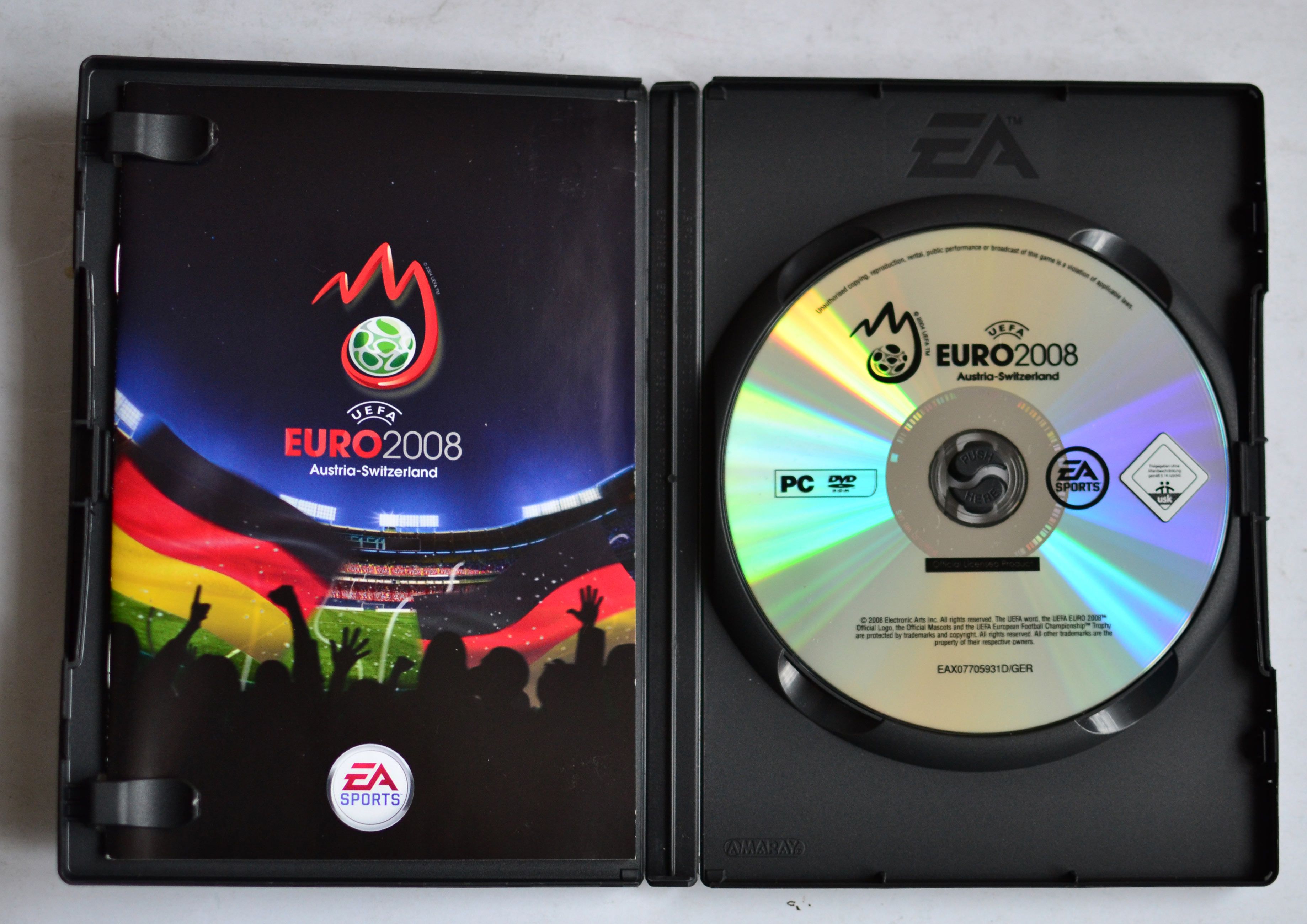 Uefa EURO 2008 Austria-Switzerland PC Wydanie Pudełkowe