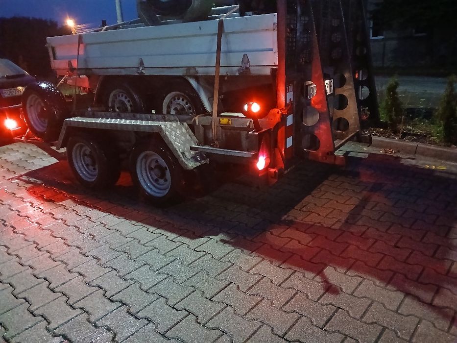 Przyczepa pod minikoparkę ifor Williams 3500 dmc