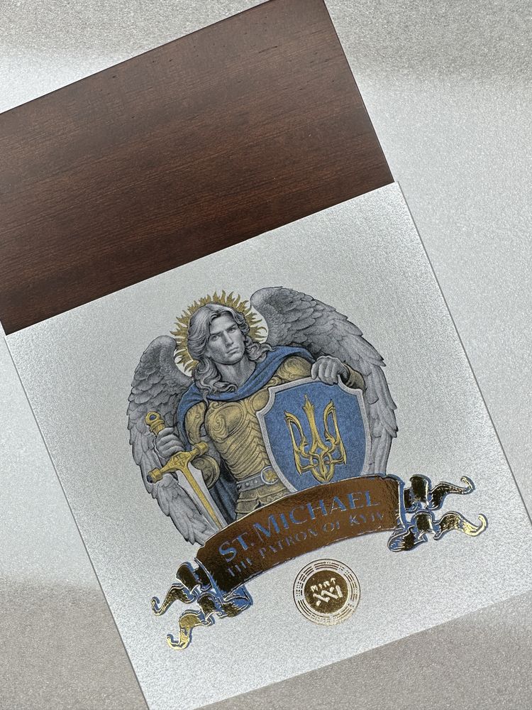 Монета Святий Михаїл: Покровитель Києва, 5 унцій срібла, 10$ Ніує 2024