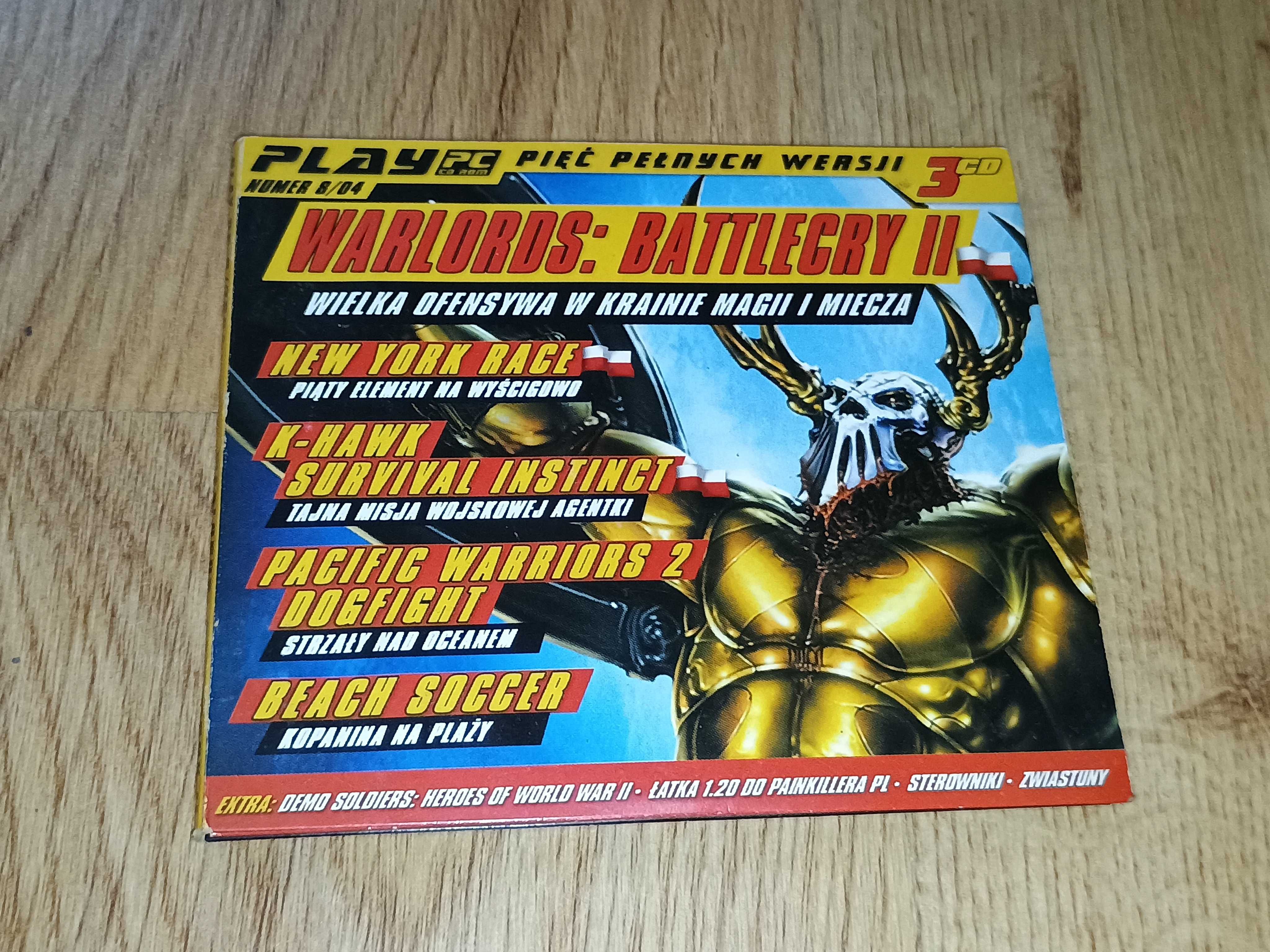 3xCD z grami Warlords Battlecry II, New York Race, K-Hawk