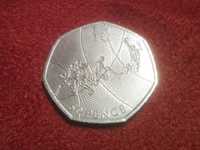 Moneta 50 pensów 2011 olimpiada Londyn 2012 - koszykówka