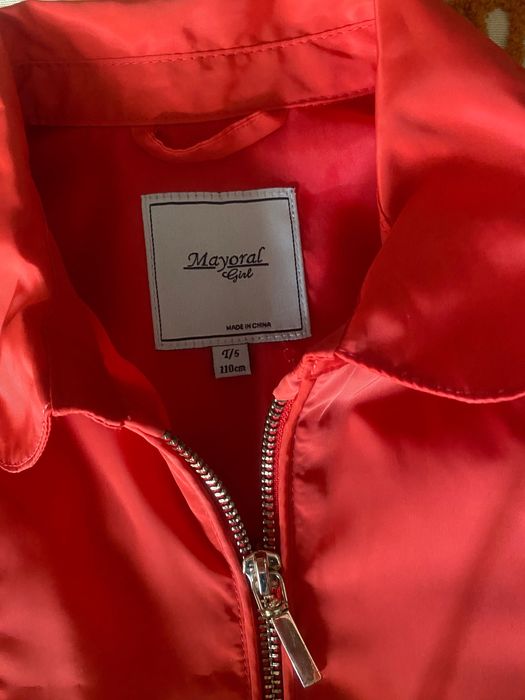 Parka salmão menina Mayoral