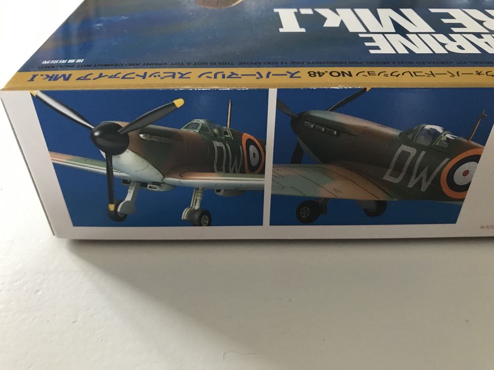 Samolot Supermatine Spitfire Mk.l model Tamiya 60748