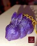 Porta Chaves coelhinho roxo