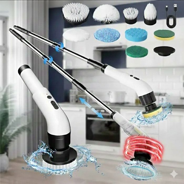 Szczotka elektryczna obrotowa  do czyszczenia , sprzątania, szorowania