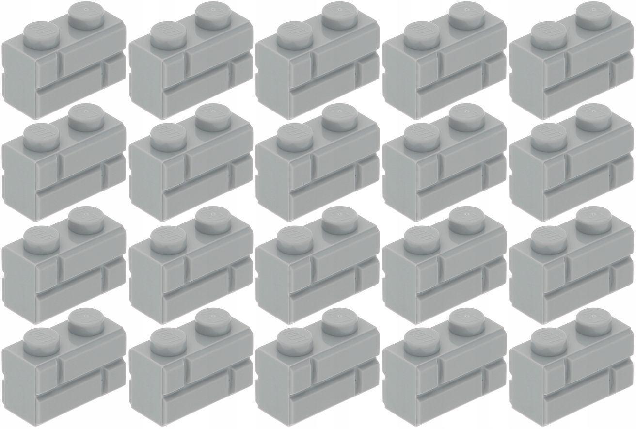 Lego Klocek 1 X 2 Cegła 98283 Lbg - 20 Szt