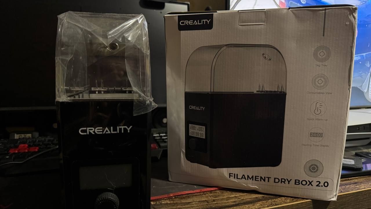 3d принтер Ender 3 s1 pro+ сушка пластика Creality filament dry box2.0