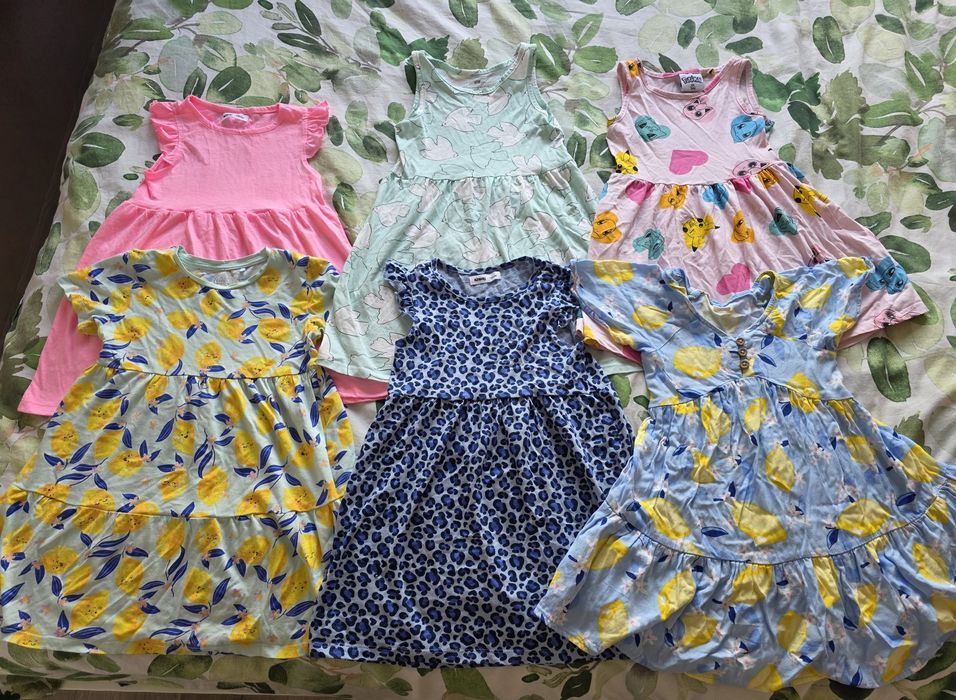 Zestaw paczka ubrań lato 104/110