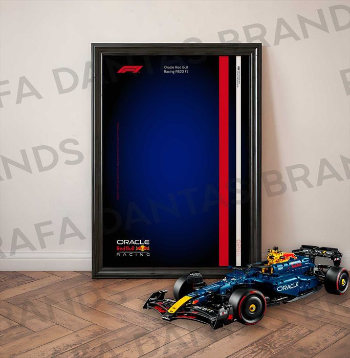 Poster para impressão Oracle Renault RedBull 20 F1 Lego MOD2